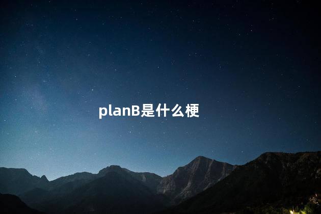 planB是什么梗