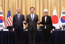 美日韩副外长会晤：加强三边安全合作，宣称针对“朝鲜威胁”