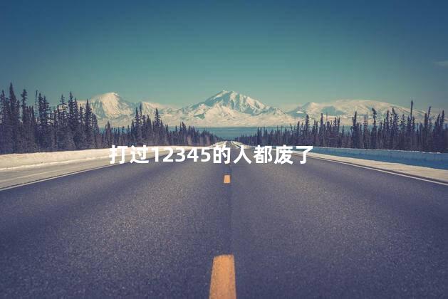 打过12345的人都废了