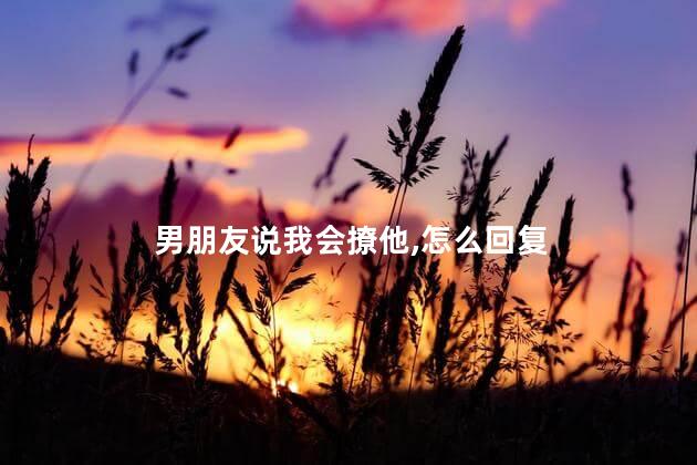 男朋友说我会撩他,怎么回复